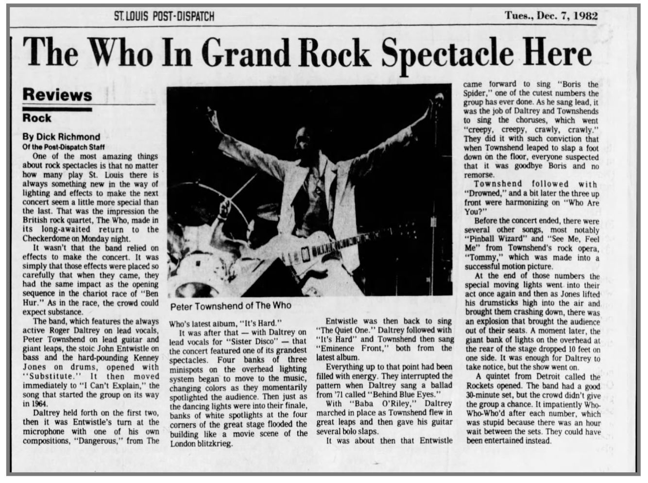 Reviews of The Who